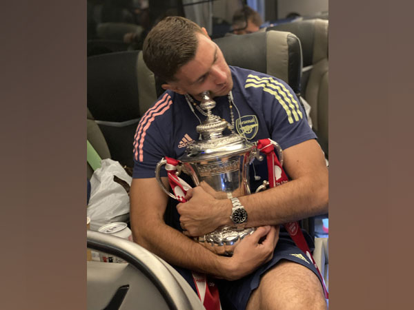 Arsenal's Emiliano Martinez. (Photo/ Emiliano Martinez Twitter)