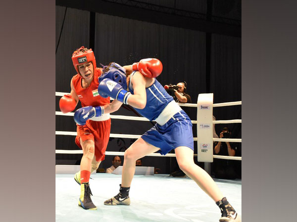 Mary Kom in action at Asian Championships (Photo/ BFI)
