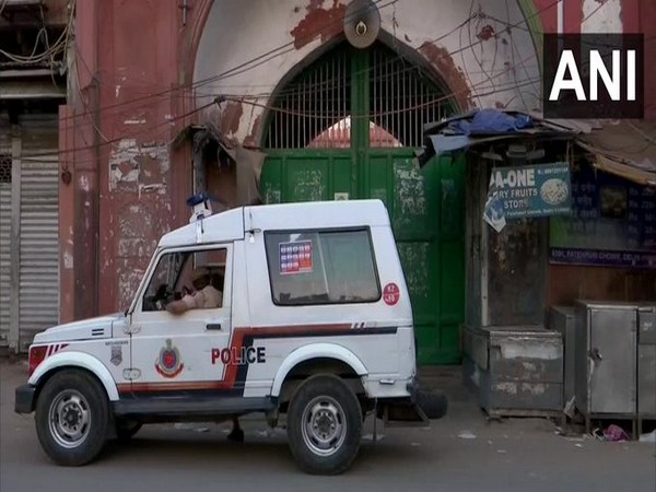 Fatehpuri Masjid remained closed for public on Eid-ul-Fitr in New Delhi on Monday. [Photo/ANI]