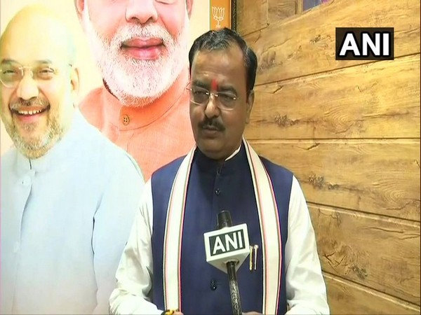 Deputy Chief Minister of Uttar Pradesh Keshav Prasad Maurya speaking to ANI in Lucknow on Monday.