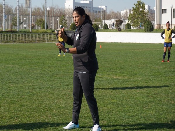 Indian women's football team head coach Maymol Rocky (Photo/ Indian Football Team Twitter)
