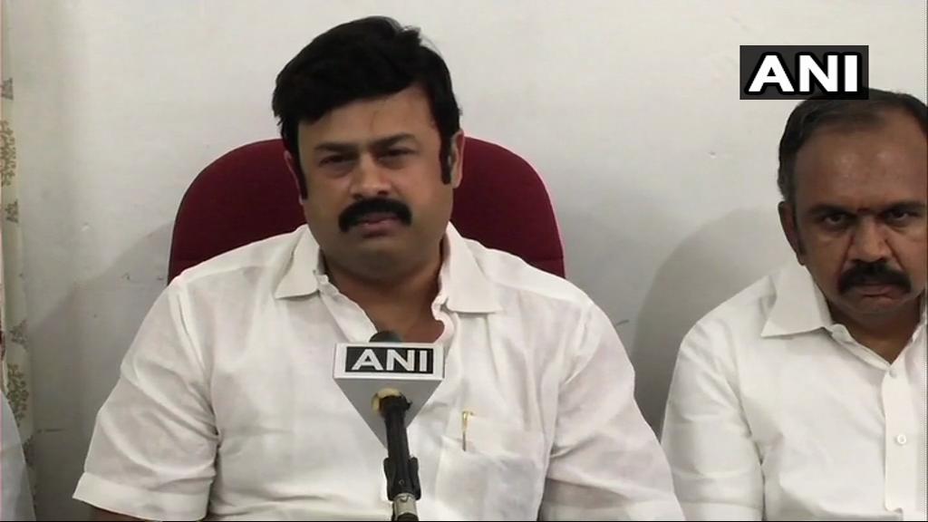 Tamil Nadu Congress leader Mayura Jayakumar speaking to ANI in Coimbatore on Thursday.