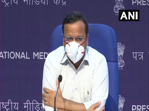 Health Ministry Joint Secretary, Lav Agarwal speaking at a press briefing on Thursday. (Photo/ANI)