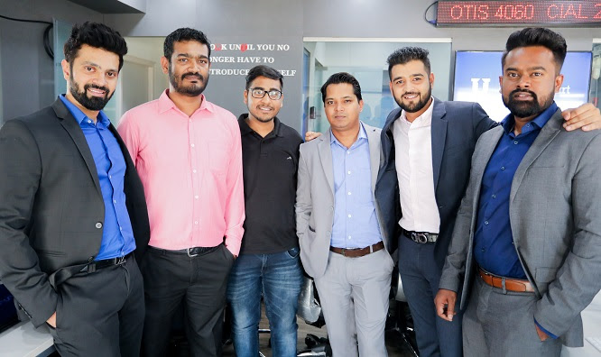 The proud team at Medapp - (From left to right) Krishna Raghavan, Martin Sulivan, Anshuman Sahoo, Dr Vinod Singh, Nabeel Ahmed, and Niranjan Swamy