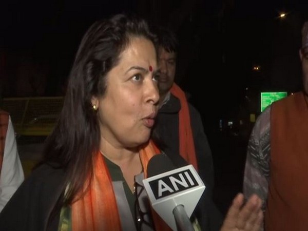 BJP MP Meenakshi Lekhi speaking to ANI on Saturday. Photo/ANI