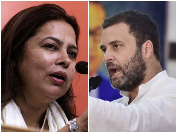 BJP lawmaker Meenakshi Lekhi (Left) and Congress leader Rahul Gandhi (Right)