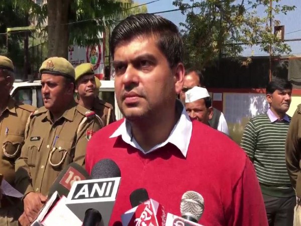 District Magistrate of Meerut Anil Dhingra speaking to media on Wednesday.