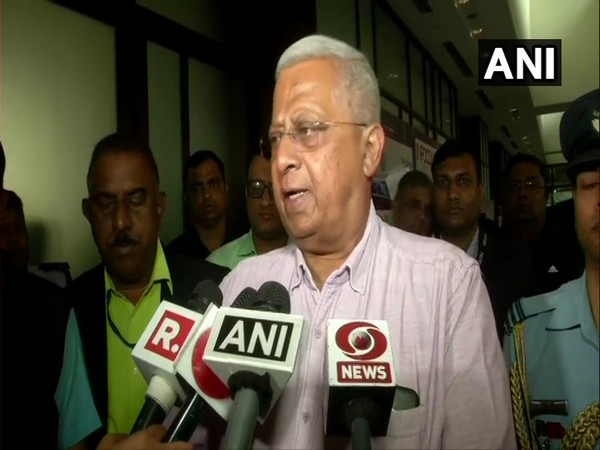 Meghalaya Governor Tathagata Roy speaking to reporters on Saturday. 