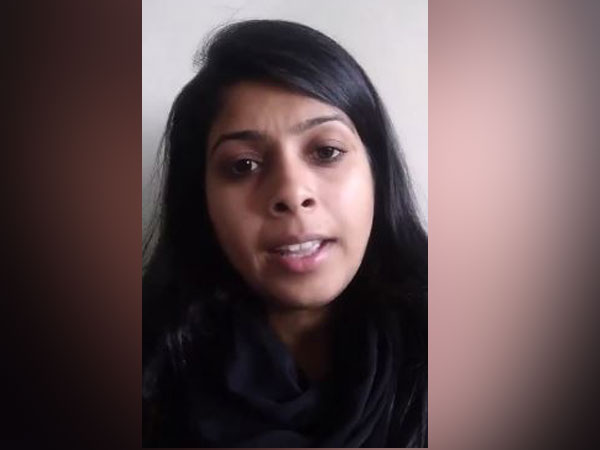 Mumbai-based storyteller Mehak Prabhu speaking via Facebook video on Tuesday.