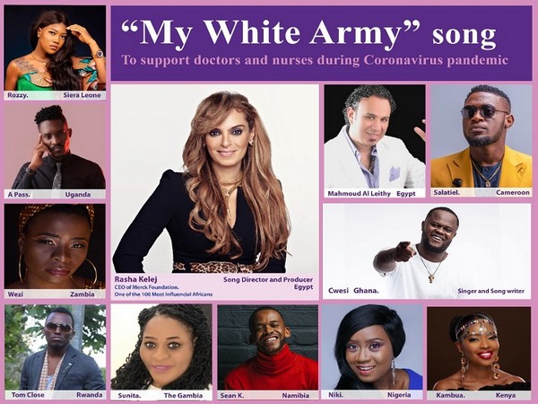 'My White Army' by Rasha Kelej, 11 singers, 11 countries, to support coronavirus medical staff