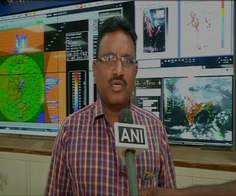 Assistant Meteorologist L Venkatesh Rao speaking to ANI in Hyderabad on Wednesday. Photo/ANI
