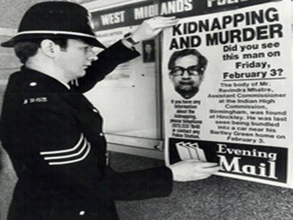 Kidnapping and murder of Indian diplomat Ravindra Hareshwar Mhatre (Twitter/Bob Blackman)