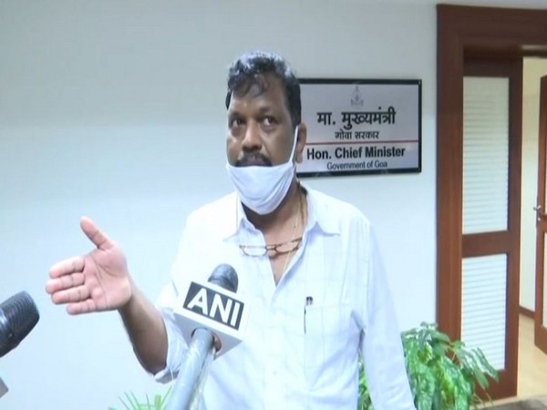 Goa Minister Michael Lobo speaking to ANI in Panaji on Thursday. (Photo/ANI)