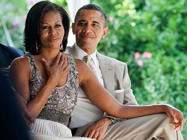Former American President Barack Obama and former first lady of America Michelle Obama