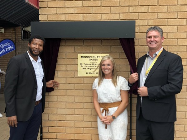 Mignon du Preez at the SuperSport Park (Courtesy- Cricket South Africa Twitter)