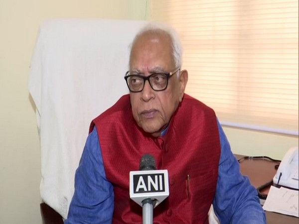 Leader of Congress legislative party in Odisha Assembly Narasingha Mishra speaking to ANI in Bhubaneswar on Wednesday. Photo/ANI