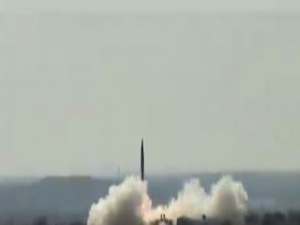 Pakistan launches long-range missile Shaheen-1 (Photo Credits: DG-ISPR/Twitter)