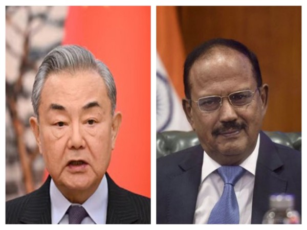 Chinese Foreign Minister Wang Yi and NSA Ajit Doval. (File Photo/ANI)