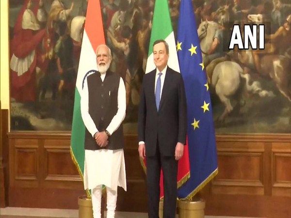 Prime Minister Narendra Modi and his Italian counterpart Mario Draghi.
