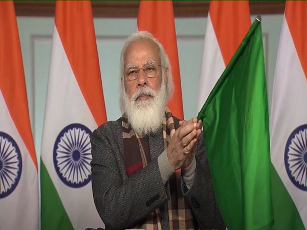 Prime Minister Narendra Modi on Sunday flagged off eight trains connecting different regions of the country to Kevadiya.