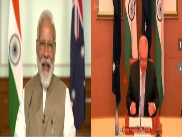 Prime Minister Narendra Modi and Australian counterpart Scott Morrison