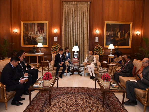 Prime Minister Narendra Modi discusses bilateral ties with Kyrgyz President Sooronbay Jeenbekov (Picture Credits- Twitter/ Narendra Modi)