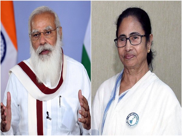 Prime Minister Narendra Modi and West Bengal Chief Minister Mamata Banerjee (Photo/ANI)