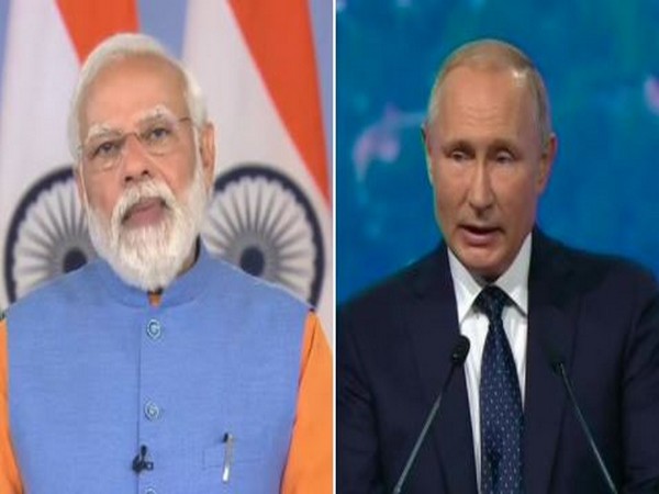 Prime Minister Narendra Modi (Left) Russian President Vladimir Putin (Right)