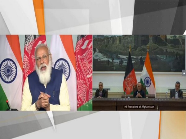 Prime Minister Narendra Modi at the signing of MoU on construction of the Shahtoot dam (ANI)