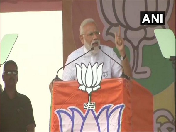 Prime Minister Narendra Modi addressing a rally in Siliguri in West Bengal on Wednesday..