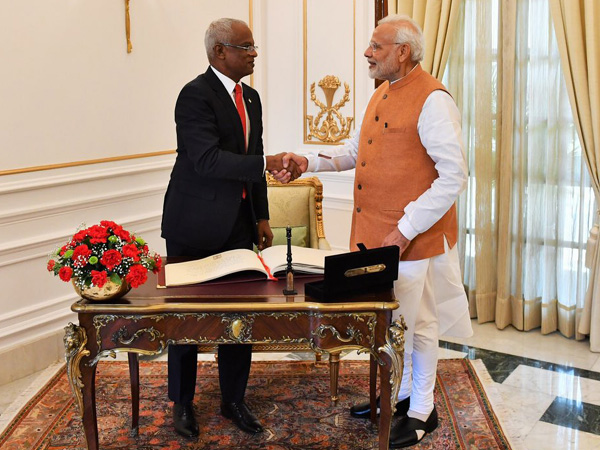 Prime Minister Narendra Modi and Maldives' President Ibrahim Mohamed Solih (File photo)