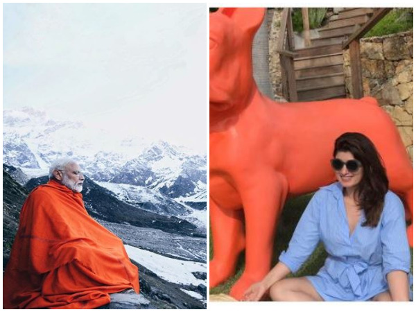 Prime Minister Narendra Modi and Twinkle Khanna (Image courtesy: Instagram)