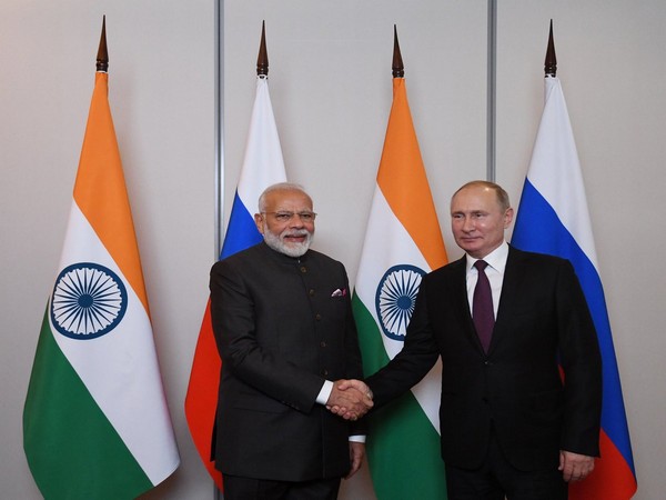 Prime Minister Narendra Modi with President Vladimir Putin in Brazil
