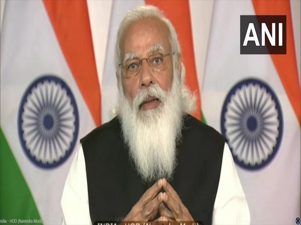 Prime Minister Narendra Modi speaking at the virtual Leaders' Summit on Climate on Thursday.