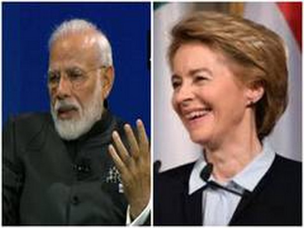 PM Narendra Modi and European Commission President Ursula von der Leyen (File pic)