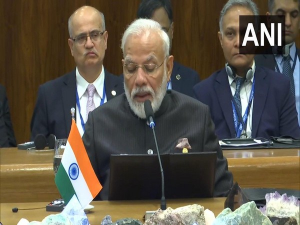 Prime Minister Narendra Modi addressing at the plenary session of BRICS summit in Brasilia on Thursday.