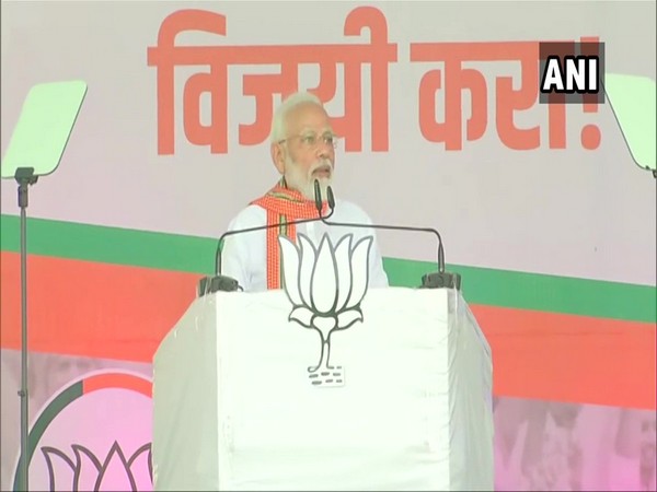 Prime Minister Narendra Modi addressing a rally in Partur, Maharashtra. (Photo/ANI)