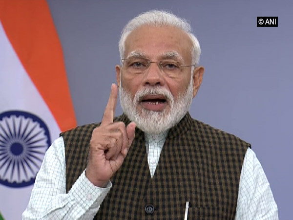 Prime Minister Narendra Modi addressing the nation on Saturday. 