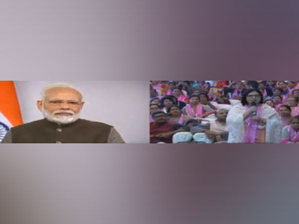 interacting with Jan Aushadhi Yojana beneficiaries via video conference on Saturday. Photo/ANI