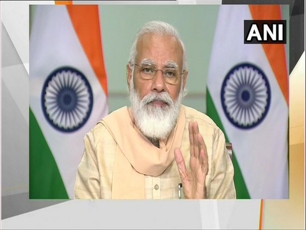 PM Narendra Modi held a meeting with CMs of various states to discuss the situation arising out of COVID-19. [Photo/ANI]