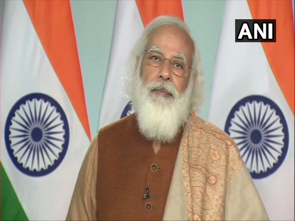 PM Modi addressing the 18th Convocation of Tezpur University in Assam through video conferencing on Friday.