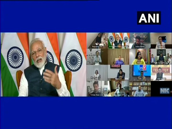 Prime Minister Narendra Modi on Monday interacted with media heads through video conferencing over COVID-19.