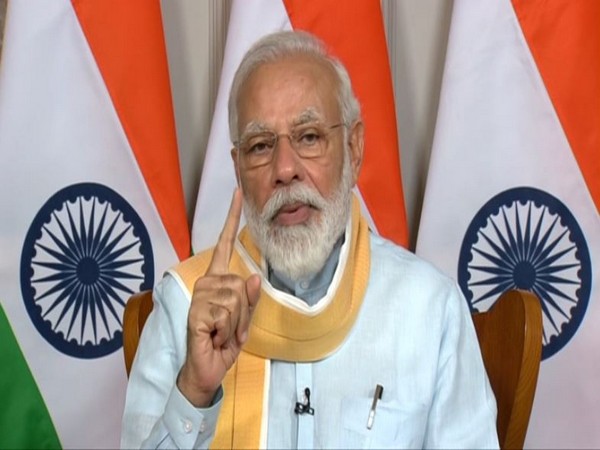 Prime Minister Narendra Modi speaking at the 25th foundation day of Rajiv Gandhi University of Health Sciences, Karnataka via video conference on Monday. [Photo/ANI]