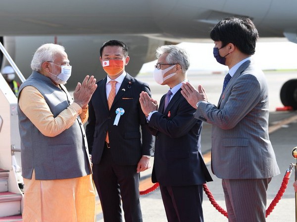 Prime Minister Narendra Modi arrived in Tokyo on Monday