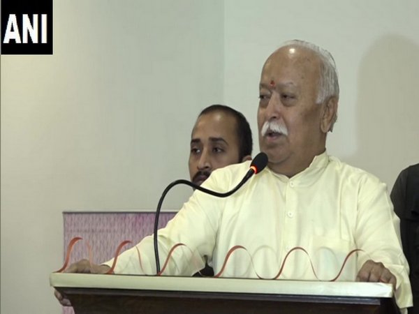 Rashtriya Swayamsevak Sangh (RSS) chief Mohan Bhagwat [Photo/ANI]