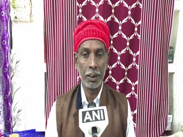 Mohammed Iqbal Ansari, one of the litigants in Ayodhya land dispute case, talking to ANI on Monday. Photo/ANI