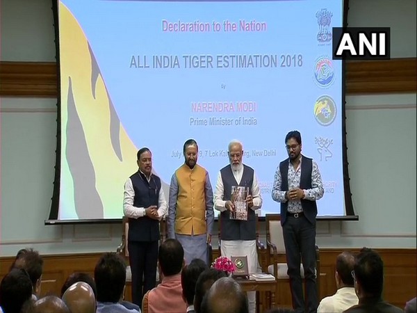 Prime Minister Narendra Modi releases All India Tiger Estimation 2018 in Delhi
