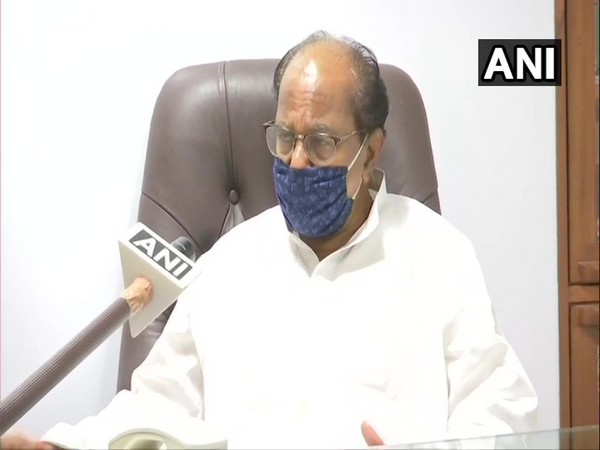 Former union minister and Senior Congress leader Veerappa Moily speaking to ANI in Bengaluru on Wednesday. (Photo/ANI)