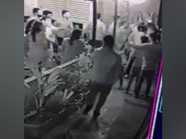 The incident was caught in CCTV camera installed in the restaurant. (Photo/ANI)