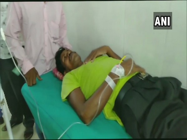 Ramprasad Mondal in a hospital in South 24 Parganas on Thursday. Photo/ANI